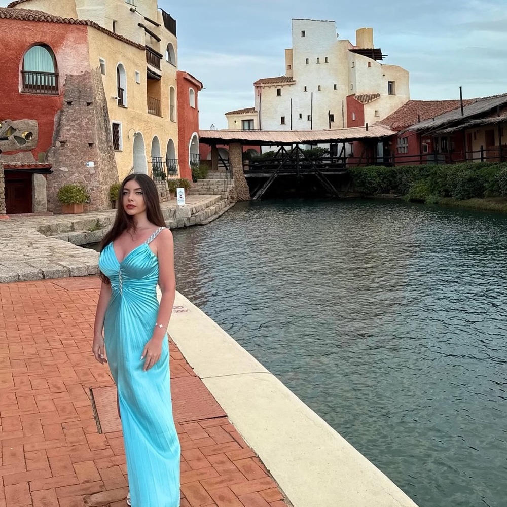 Elegant Blue Gown